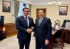 Hikmət Hacıyev Kayrat Sarıbayla görüşüb
