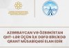 Azərbaycan və Özbəkistan QHT-lər üçün ilk dəfə birlikdə qrant müsabiqəsi elan edir