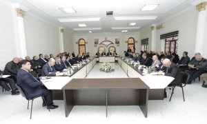 Sudan səmərəli istifadənin təkmil üsullarımın tətbiqi mövsusunda geniş tərkibli iclas keçirildi - Fotolar