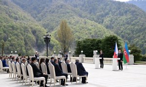 İlham Əliyev və Andrey Babiş mətbuata bəyanatlarla çıxış etdilər - Foto