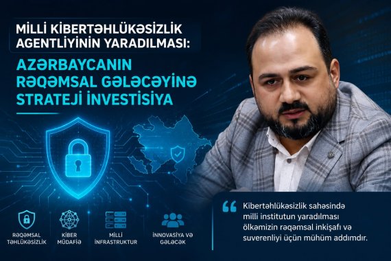 Milli Kibertəhlükəsizlik Agentliyinin yaradılması: Azərbaycanın rəqəmsal gələcəyinə strateji investisiya